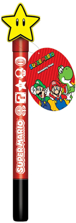 Super Mario Spinning Star Topper Novelty Pen