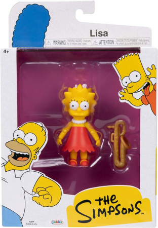 Jakks The Simpsons Lisa with Saxophone Figure 9.5cm