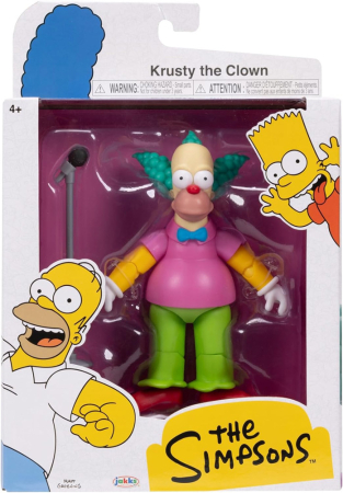 Jakks The Simpsons Krusty with Microphone Figure 12cm