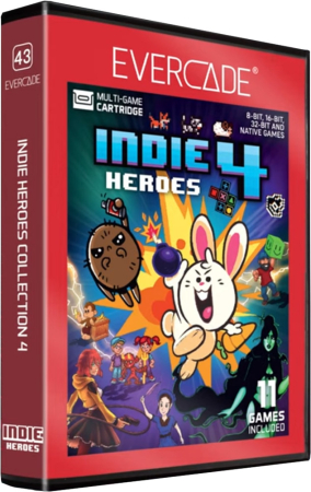 Evercade Multi Game Cartridge 43 - Indie Heroes Collection 4