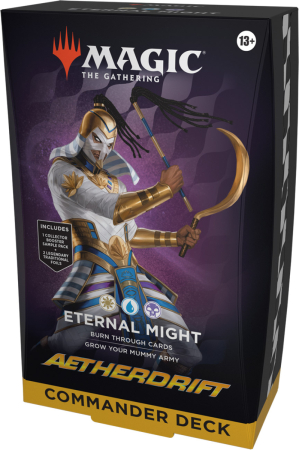 Magic Aetherdrift Commander Deck Eternal Might