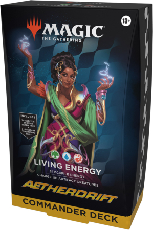 Magic Aetherdrift Commander Deck Living Energy