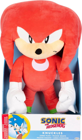 Jakks Sonic the Hedgehog Knuckles Jumbo Plush ~50cm