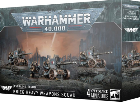 Warhammer 40K Astra Militarum - Krieg Heavy Weapons Squad