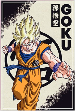 Dragon Ball DBZ Goku Standard Magnet