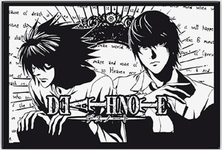 Death Note L & Light Standard Magnet
