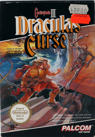 Castlevania III (3) Draculas Curse (inkl. Akrylbox & Bergsala)