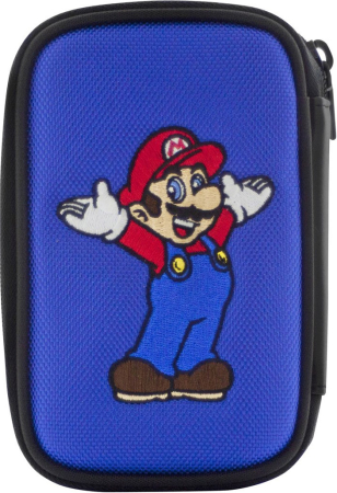 Nintendo DS & 3DS Super Mario Game Traveler Pouch Mario Blue