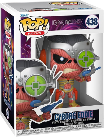 Pop! Iron Maiden Cyborg Eddie Vinyl Figure
