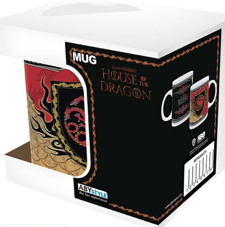 House of the Dragons Targaryen Dragon Crest Ceramic Mug