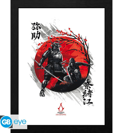 Assassins Creed Shadows Yauske And Naoe Framed Print (30*40cm)