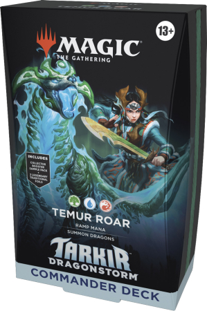 Magic Tarkir Dragonstorm Commander Deck Temur Roar