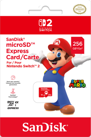 SanDisk microSD Express Memory Card for Nintendo Switch 2 - 256GB