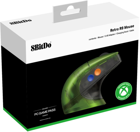 8Bitdo Retro R8 Mouse Wireless Xbox Edition