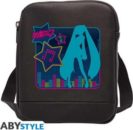 Hatsune Miku Miku Silouette Messenger Bag Svart