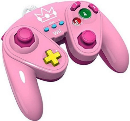 Nintendo Wii U Wired Fight Pad Peach Edition