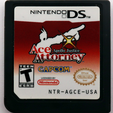 Ace Attorney Apollo Justice (Amerikansk Version & Endast Kassett)
