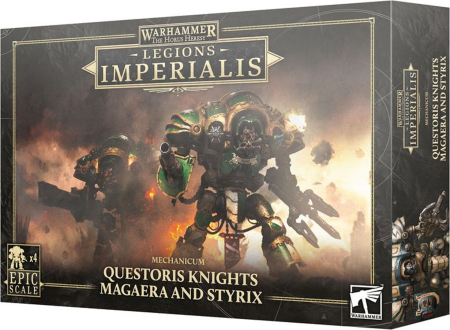 Warhammer Legions Imperialis Mechanicum - Questoris Knights Magaera and Styrix