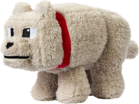 Minecraft Movie Basic Dennis The Wolf Plush ~20cm