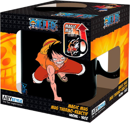 One Piece Luffy & Ace Heat Change Ceramic Mug