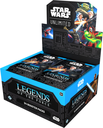 Star Wars Unlimited Legends of the Force Booster Display