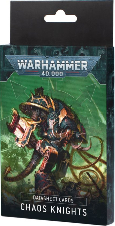 Warhammer 40K Chaos Knights - Datasheet Cards