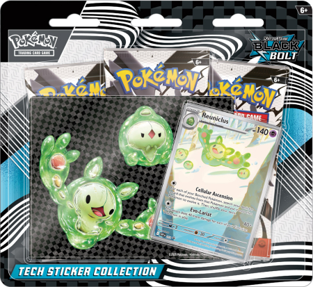 Pokemon TCG Scarlet & Violet Black Bolt Tech Sticker Collection