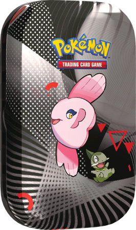 Pokemon TCG Scarlet & Violet Black Bolt & White Flare Mini Tin (Alomomola & Axew)