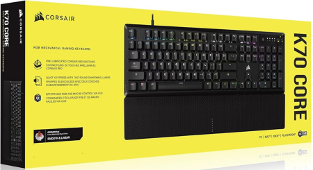Corsair Gaming K70 Core RGB Mechanical Gaming Keyboard (Nordisk)