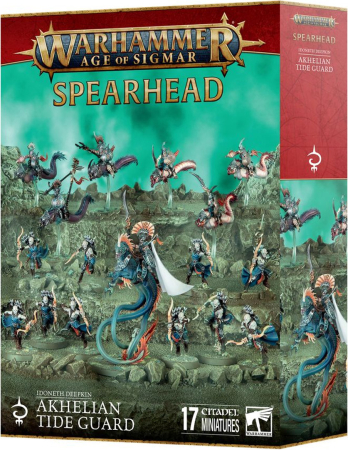 Warhammer Age of Sigmar Spearhead Idoneth Deepkin Akhelian Tide Guard