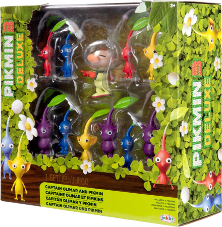 Jakks Captain Olimar and Pikmin 6.5cm Figures