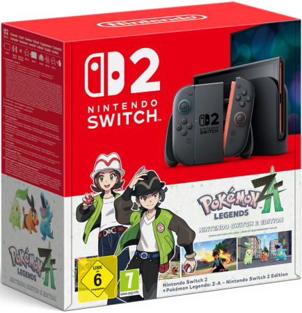 Nintendo Switch 2 Pokemon Legends Z-A Bundle (inkl. Förbokningserbjudande & Tävling)
