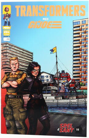 Transformers #04 Med G.I. Joe - Spel & Sånt Edition (Variant B Omslag )
