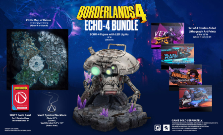 Borderlands 4 ECHO-4 Bundle (OBS: Spel ingår ej!)