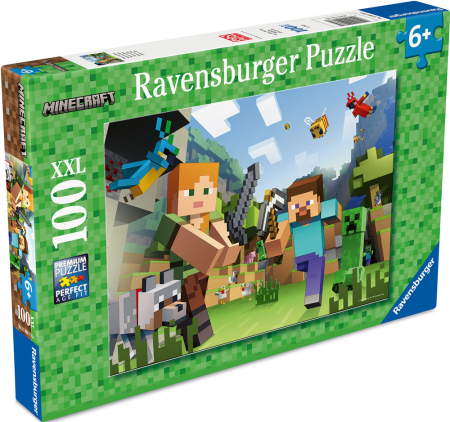 Ravensburger Minecraft Steve and Alex Pussel XXL (100 bitar)