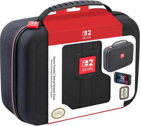 Nintendo Switch 2 Game Traveler Deluxe System Case Svart