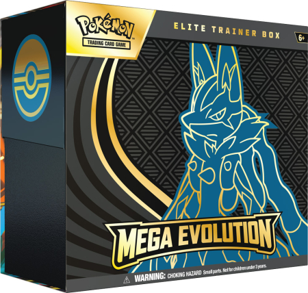 Pokemon TCG Mega Evolution Mega Lucario Elite Trainer Box MAX 1 Per Hushåll