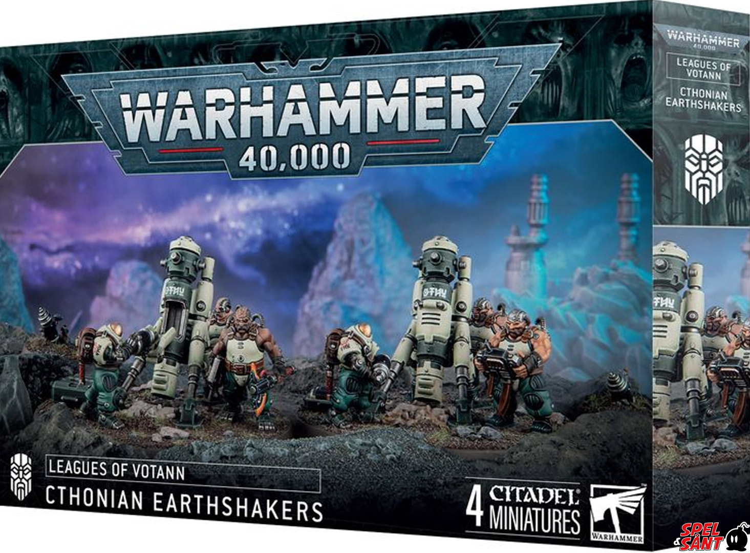 Warhammer 40K Leagues of votann - Cthonian Earthshakers - Spel 