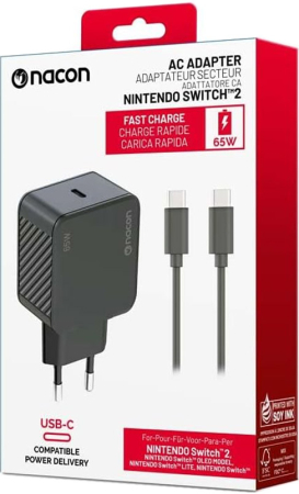 Nacon Nintendo Switch 2 AC Adapter