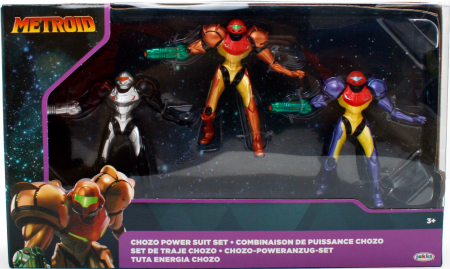 Jakks Metroid 6cm Chozo Power Suit Set Figure