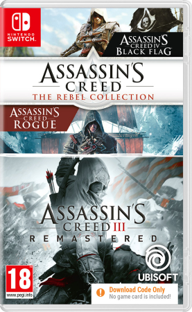Assassins Creed The Rebel Collection & Assassin Creed III (3) Remastered (Endast Download-Kod, ingen