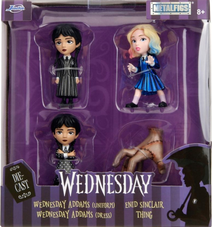 Jada Wednesday Series Die Cast Metalfigs 4-Pack