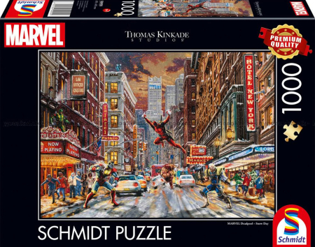 Marvel Deadpool Snow Day Puzzle (1000 bitar)
