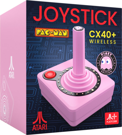 Atari CX40+ Wireless Joystick Pinky Edition