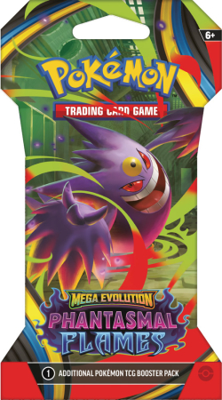 Pokemon TCG Mega Evolutions Phantasmal Flames Sleeved Booster Pack