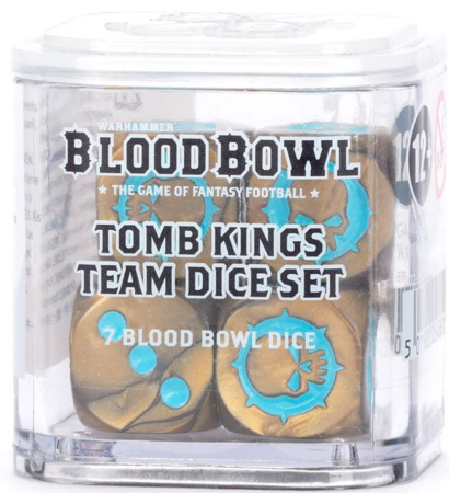 Blood Bowl Tomb Kings Team Dice Set