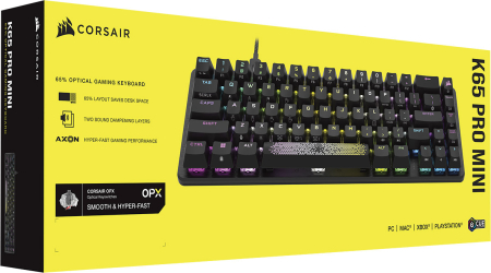 Corsair Gaming K65 Pro Mini 65% Corsair OPX Optical Gaming Keyboard (Nordisk)