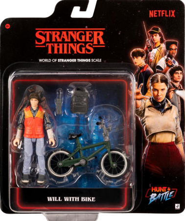 Jazwares Stranger Things - Will With Bike ~10cm Figure