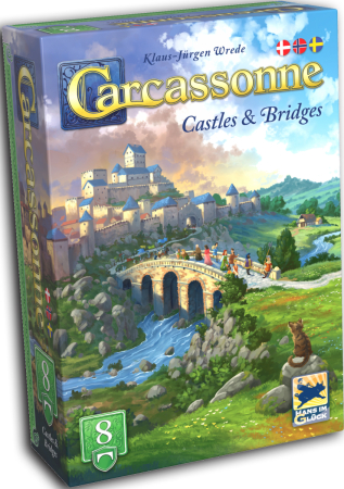 Carcassonne 3.0 - Castles & Bridges Expansion (Skandinavisk Version)