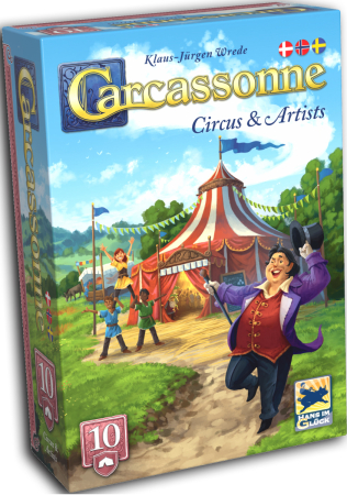 Carcassonne 3.0 - Circus & Artists Expansion (Skandinavisk Version)